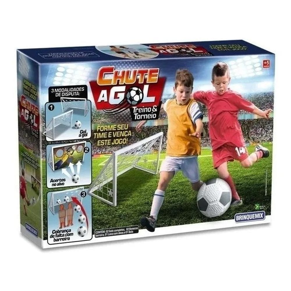 2X Kit 2 Mini Traves Infantil + 1 Bola De Futebol + 2 Barrei
