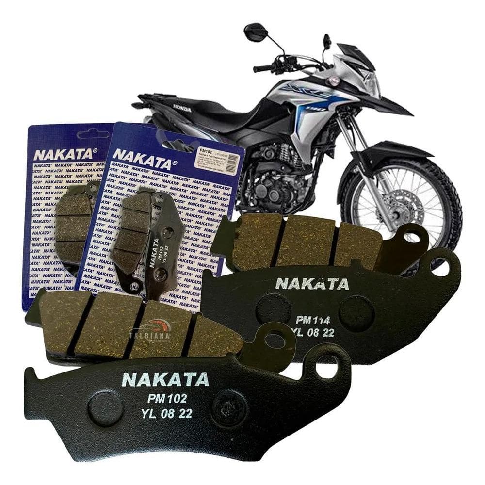 Kit Pastilha De Freio Xre