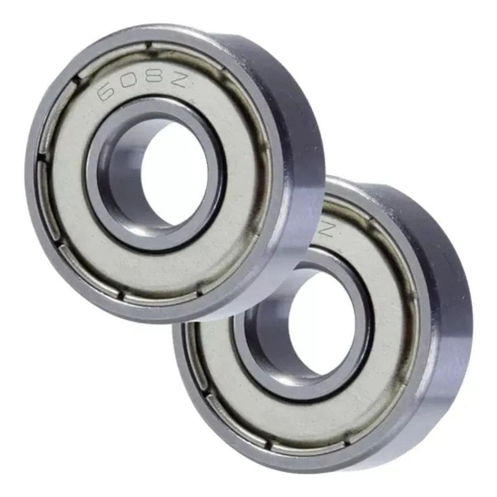 2X Rolamentos 608 Zz Abec 1 Kit Com 20 Pçs 8X22X7