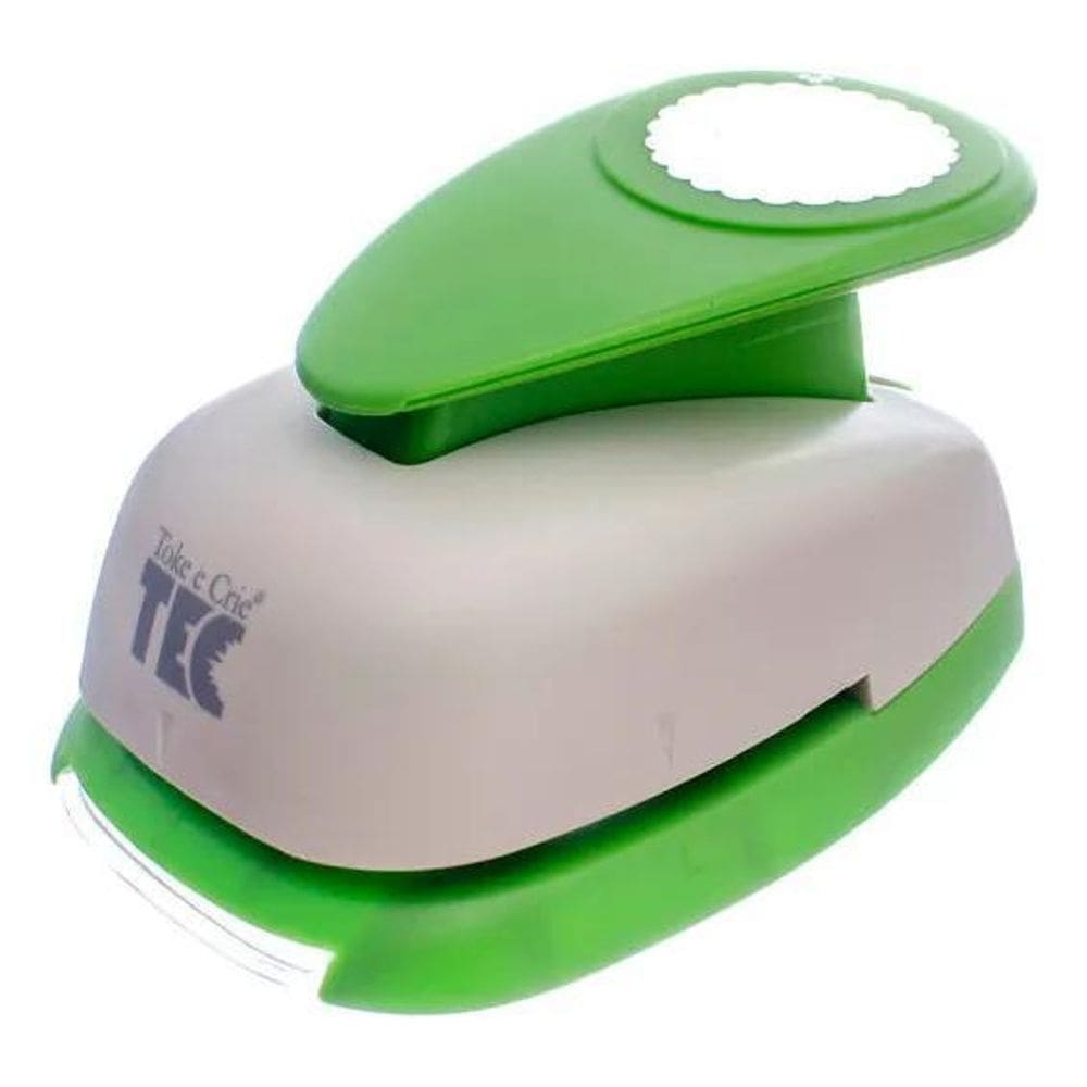 Furador Scrapbook Círculo Escalopado 5Cm Toke E Crie 2 Poleg