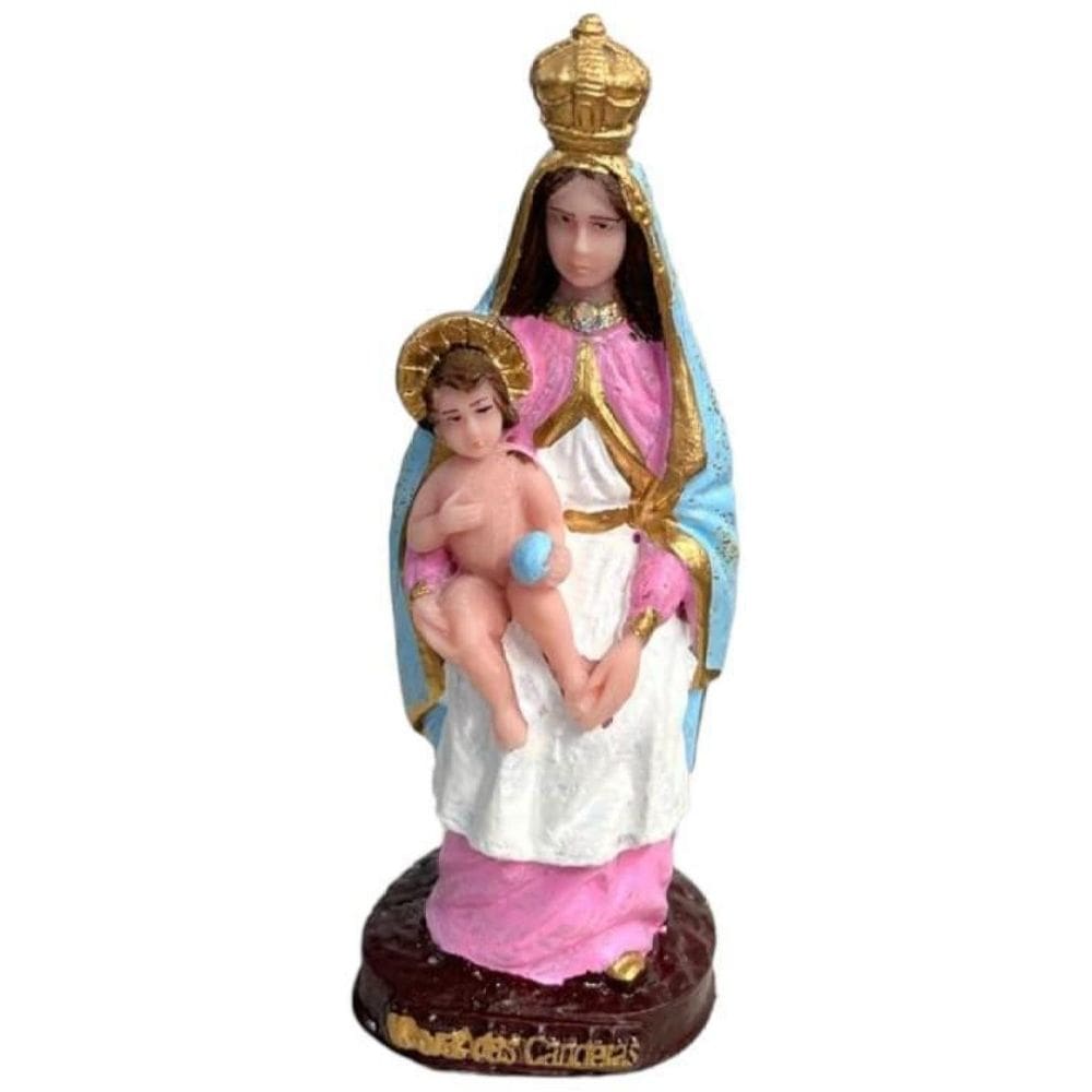 Escultura Nossa Senhora Das Candeias 13,5 Cm Resina