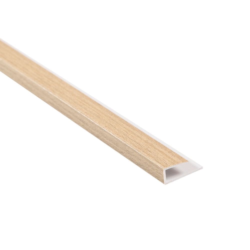 Perfil de Acabamento U para Forro Vinílico Caixa com 11,8 Metros Barras de 295cm Belplast - caixa com 11,8 Unidade - Marfim