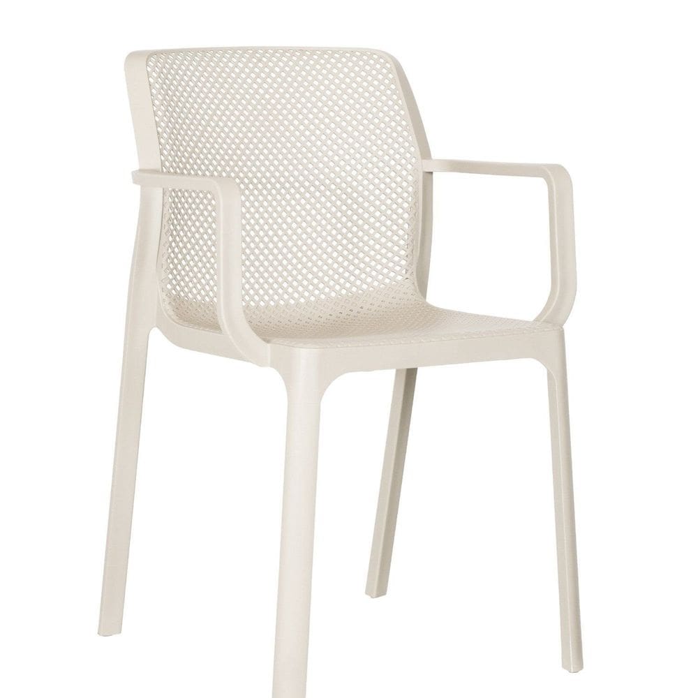 Cadeira para Sala de Jantar em Polipropileno Sardenha Nude