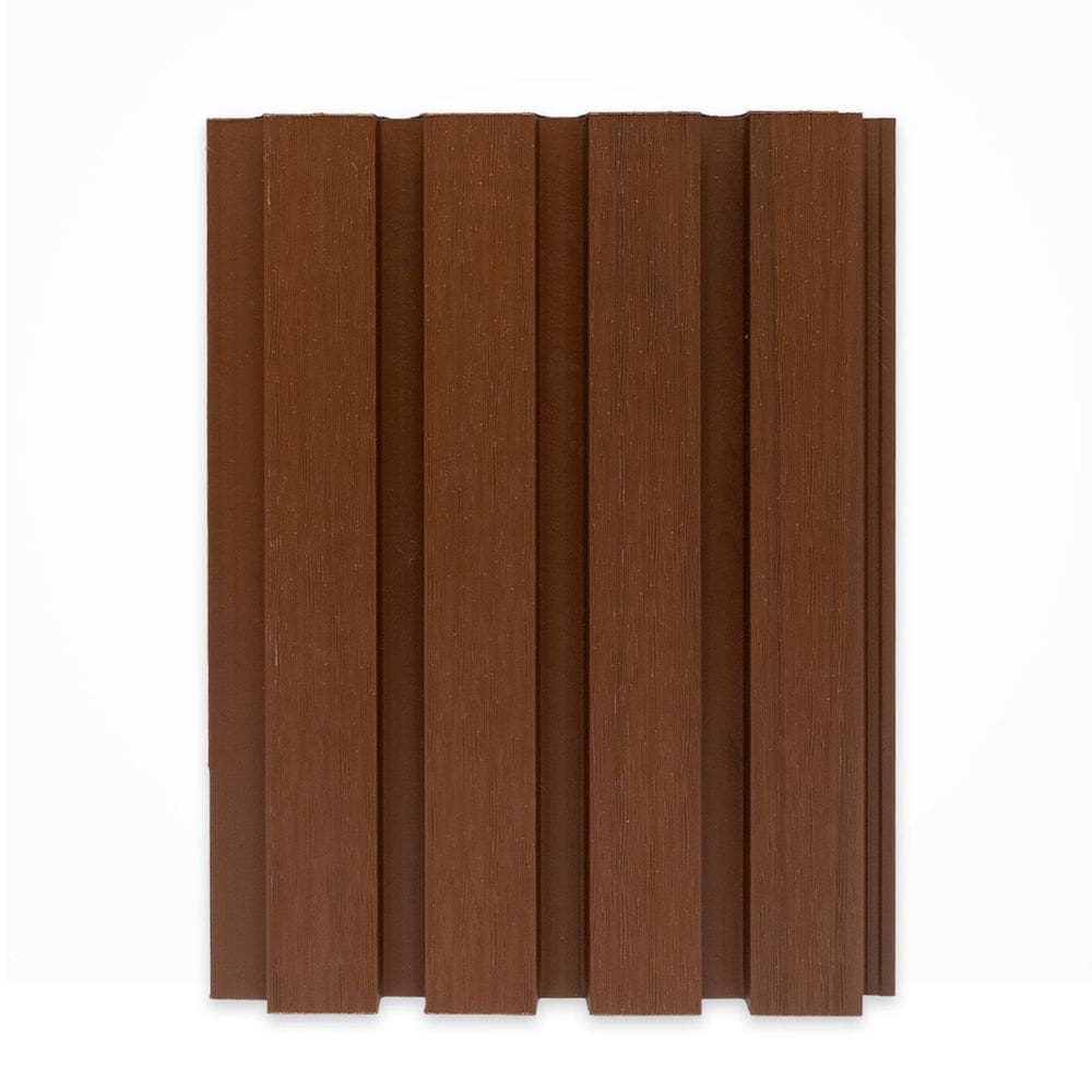 Painel Ripado Externo Barra de 300cm Linear 0,60m² Barra Classic Ipê