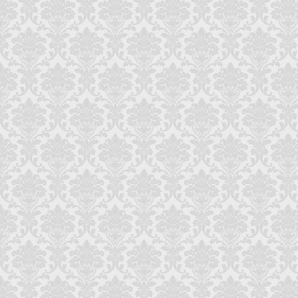 Papel De Parede Arabesco Fundo Cinza Adesivo Quarto Sala