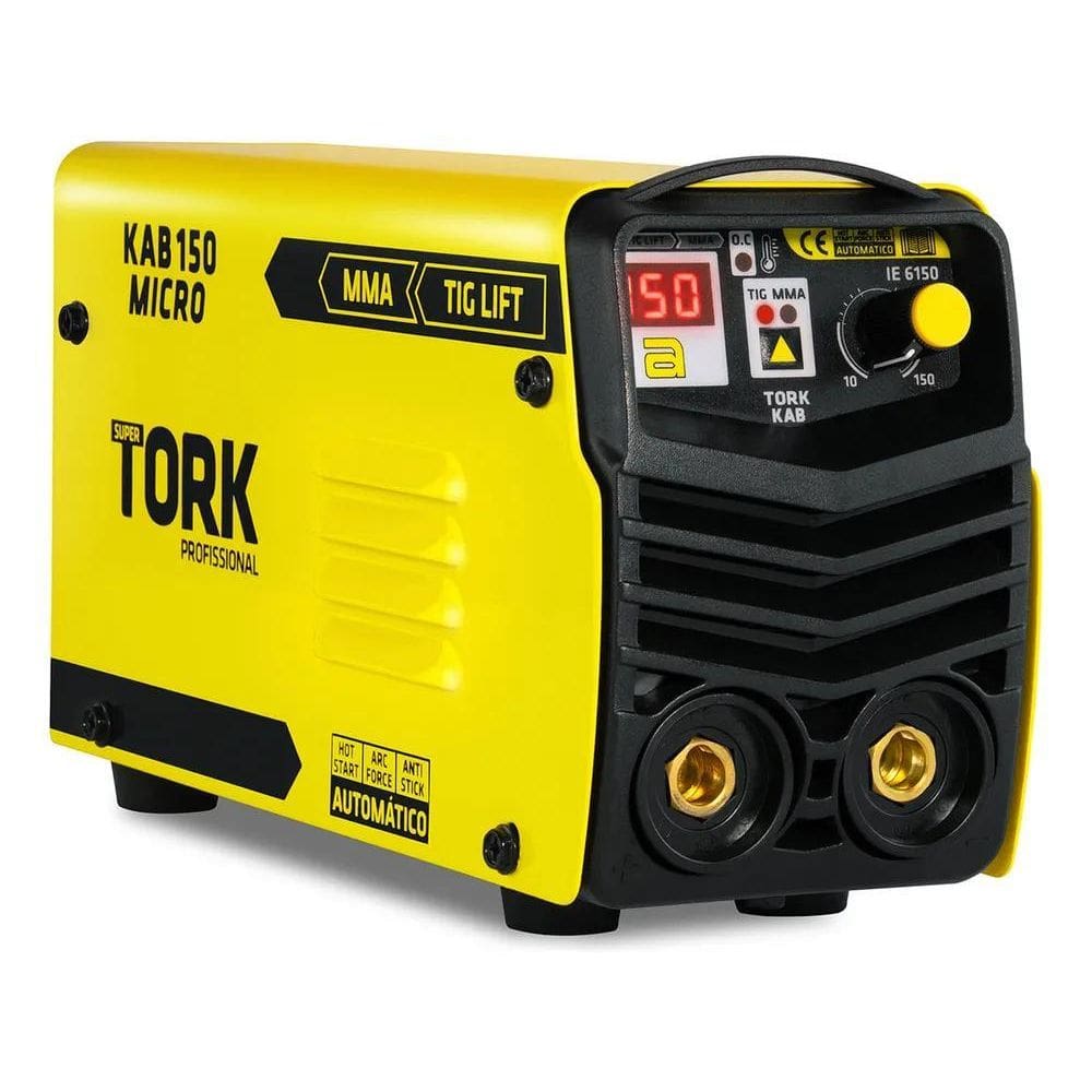 Máquina De Solda Inversora Super Tork Profissional Kab 150 M