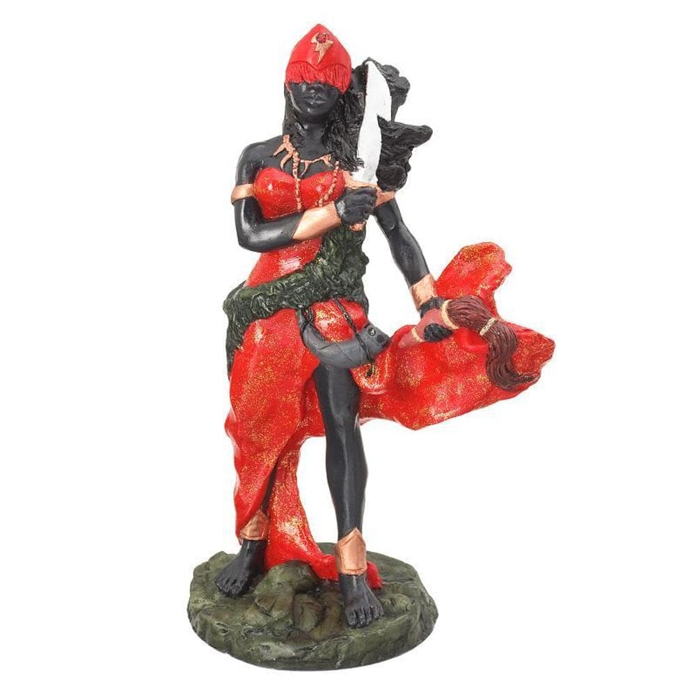 Orixá Iansã Força Proteção Em Resina 23 Cm- Escolha A Cor