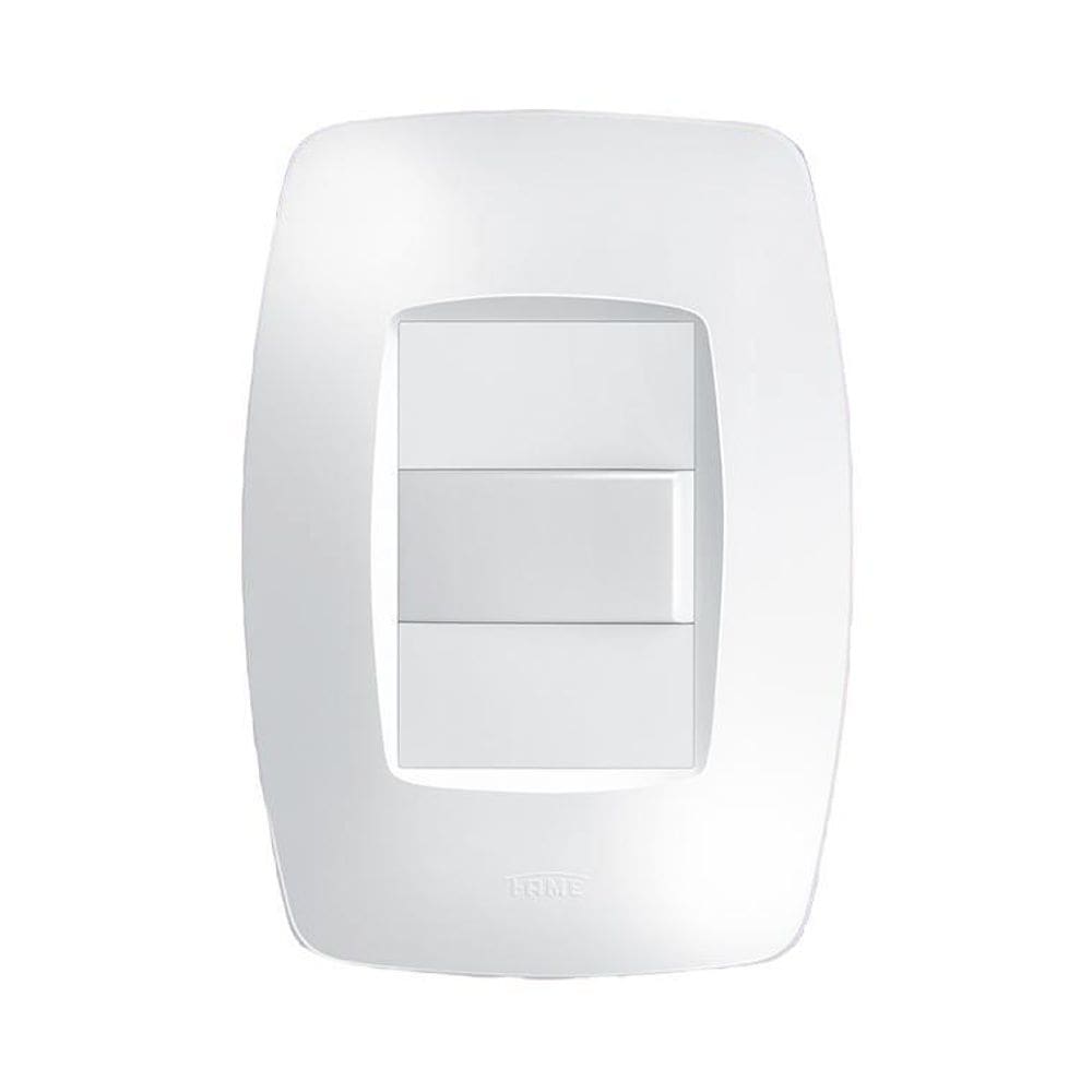 Interruptor 1 Tecla Simples Com Placa Fame Elegance