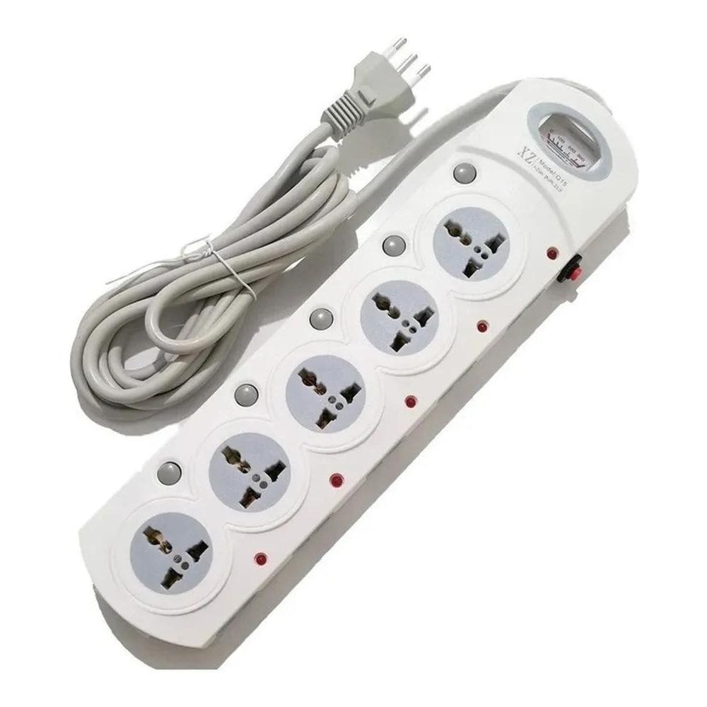 2X Filtro De Linha Regua 16 Tomadas Multimetro Tomada Extens