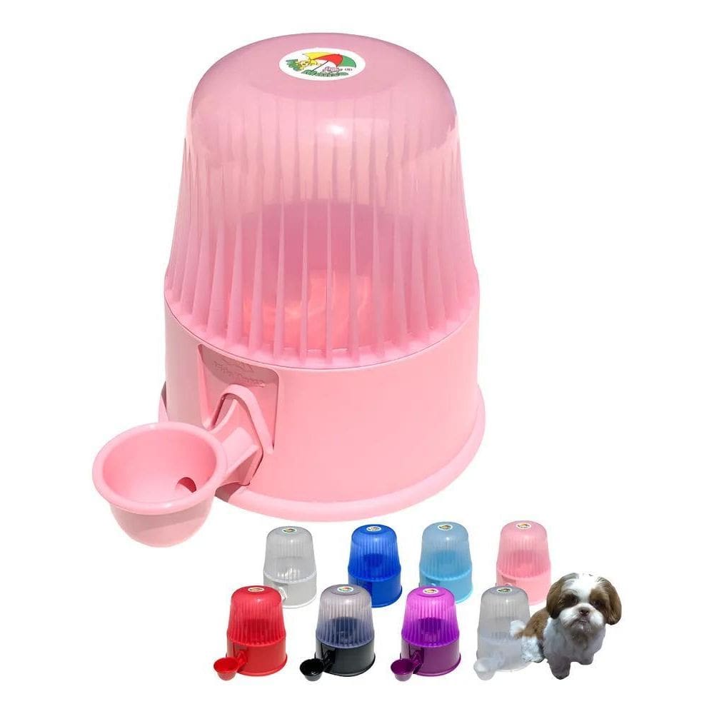 2X Bebedouro Pelos Longo Shih Tzu Cães Gato Raça Peq. S/ Mol