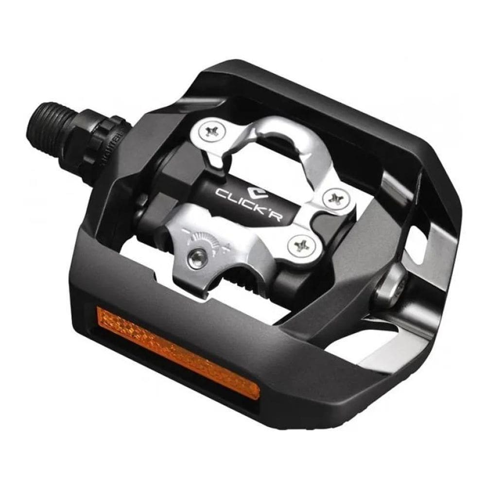 Pedal Shimano T421 Click`R Plataforma E Clip Dupla Face Mtb