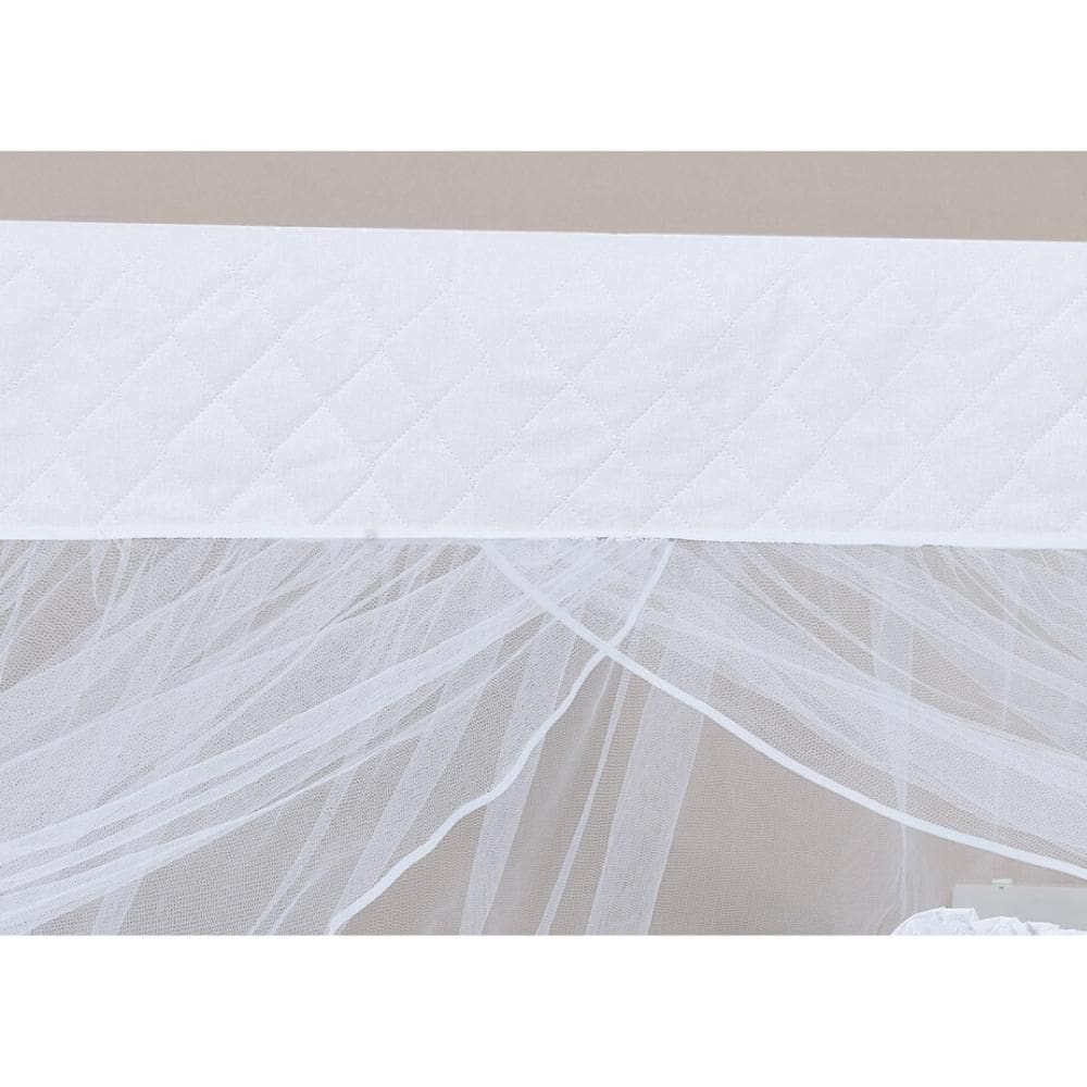 Mosquiteiro Para Berço Americano Com Bandô Branco