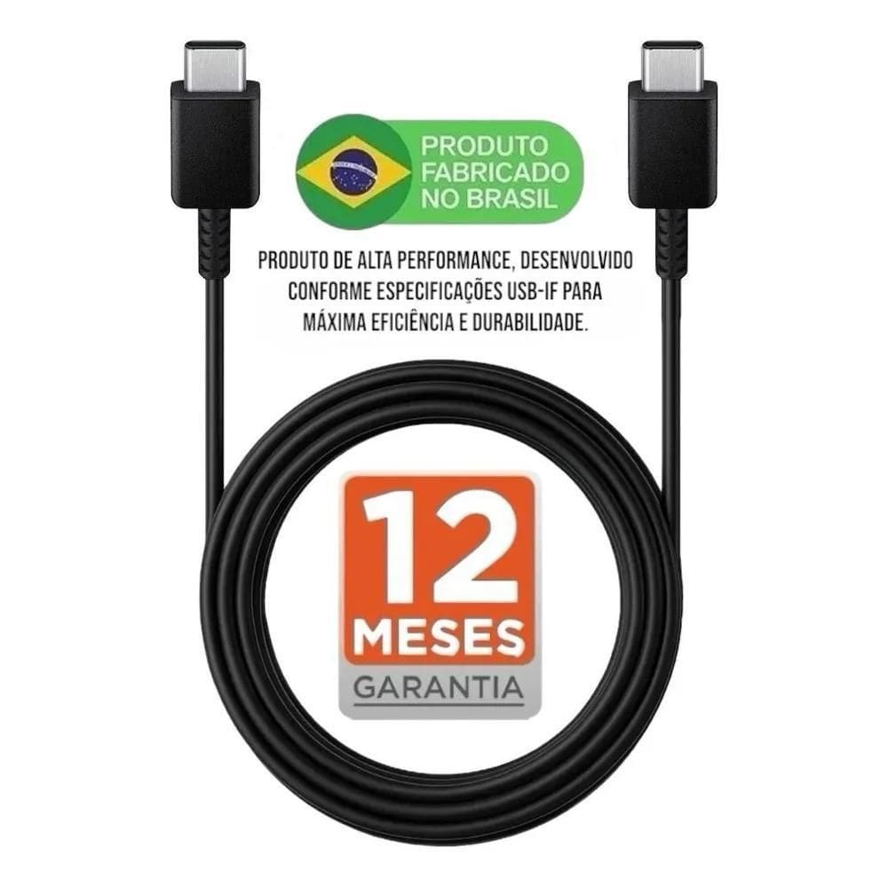 2X Plus Do Brasil Cabo Carregador E Dados Turbo Tipo C Duplo