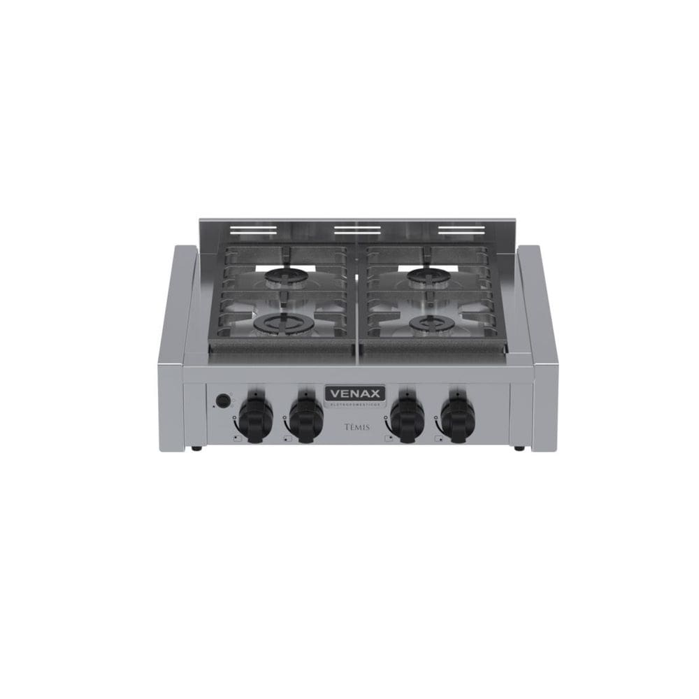 Fogao de Mesa de Embutir 4 Bocas Venax Temis Inox Gas Glp