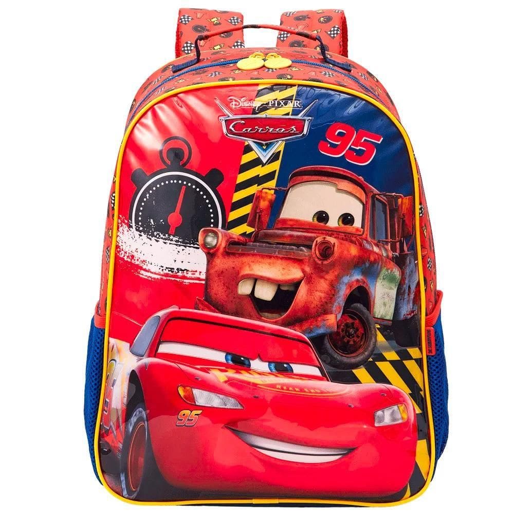 Mochila De Costas Escolar Infantil Disney Carros Pixar