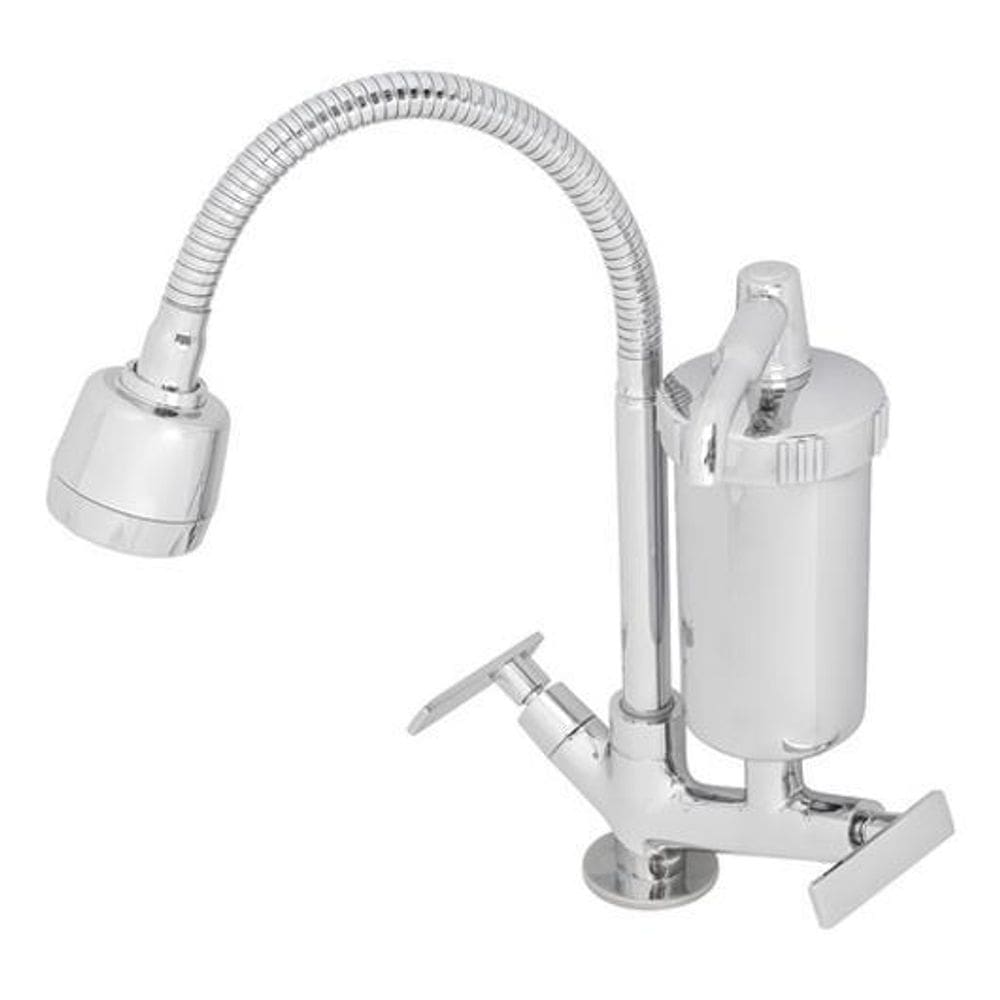 Torneira Gourmet Cozinha Bica Alta Flex Cromada Equation