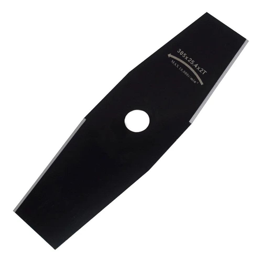 2X Lamina Roçadeira Faca Reta 305Mm X 2.0Mm X 25.4Mm Furo 1
