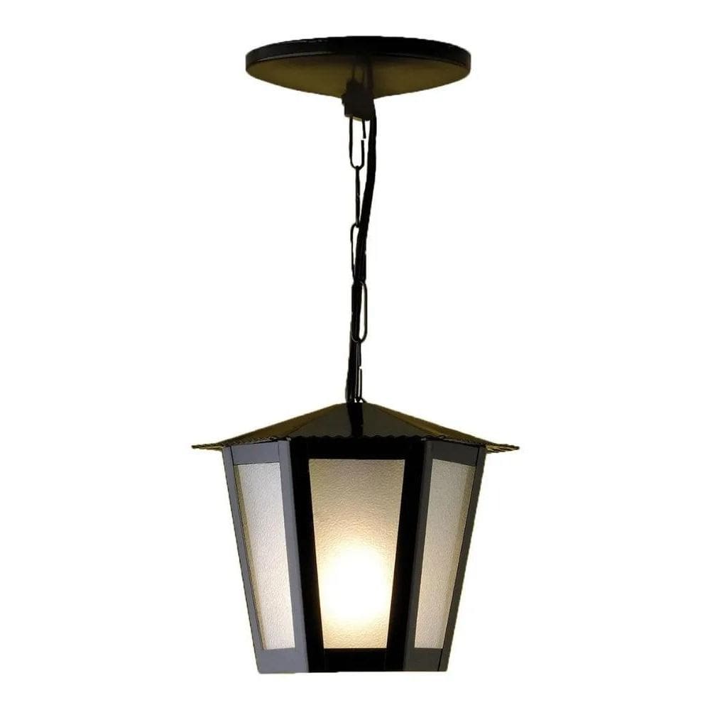 2X Pendente Arandela Colonial Sextavada Ideal Iluminação Pre