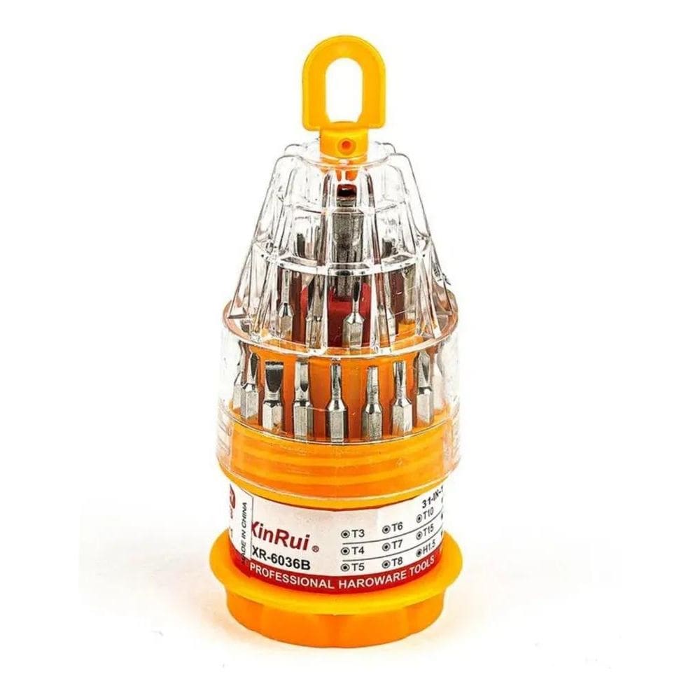 Kit Ferramentas 31 Chave De Precisão Jogo De Chave De Fenda