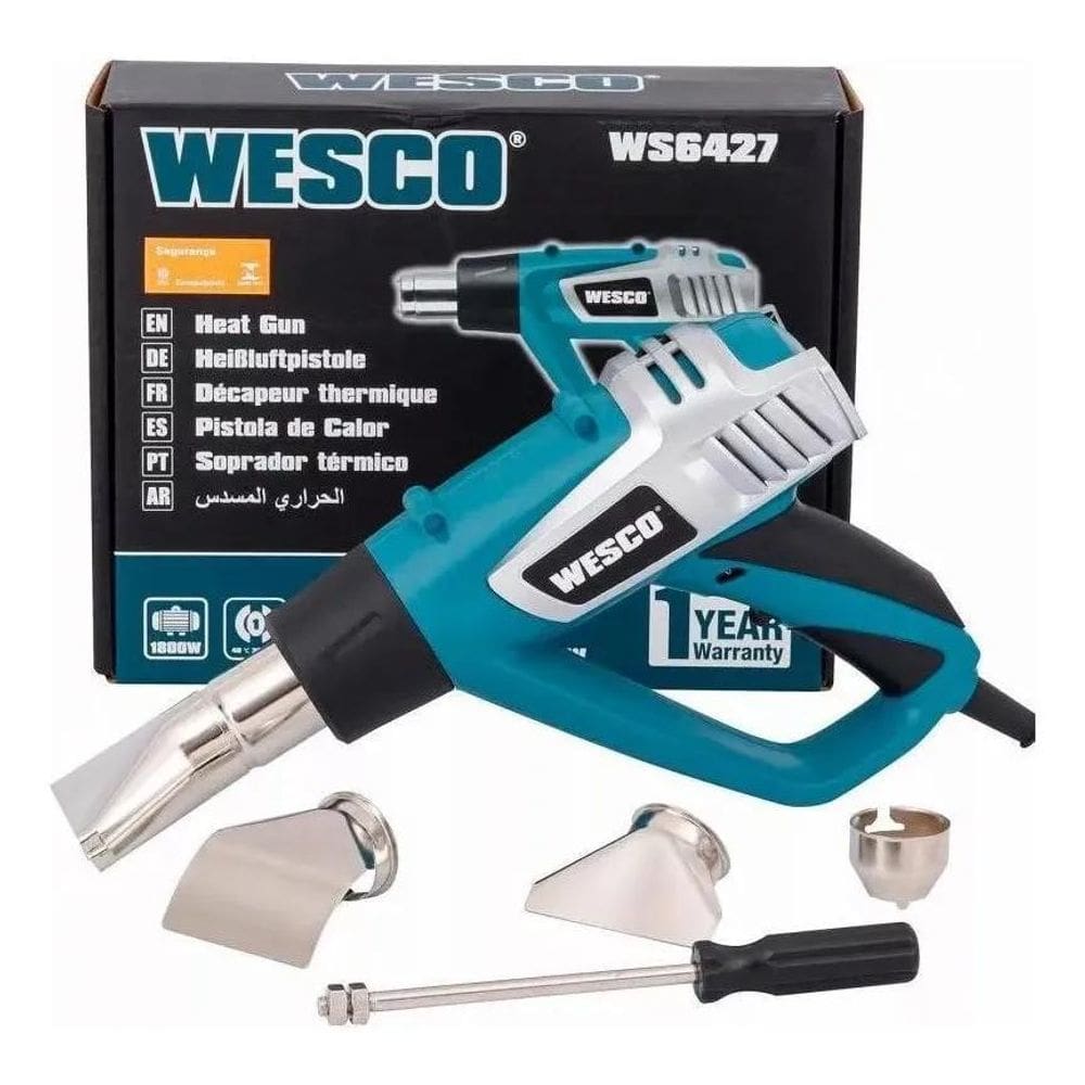 2X Soprador Térmico 1800W Ws6427 Wesco + Bicos