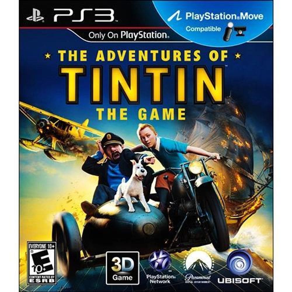 Jogo Ps3 The Adventures Of Tintin