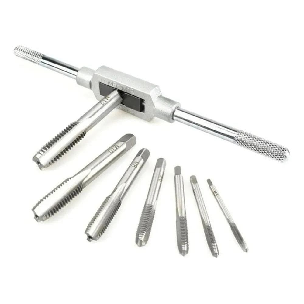 Kit Jogo Macho Abrir Rosca M3 M4 M5 M6 M8 M10 M12 Vira Macho