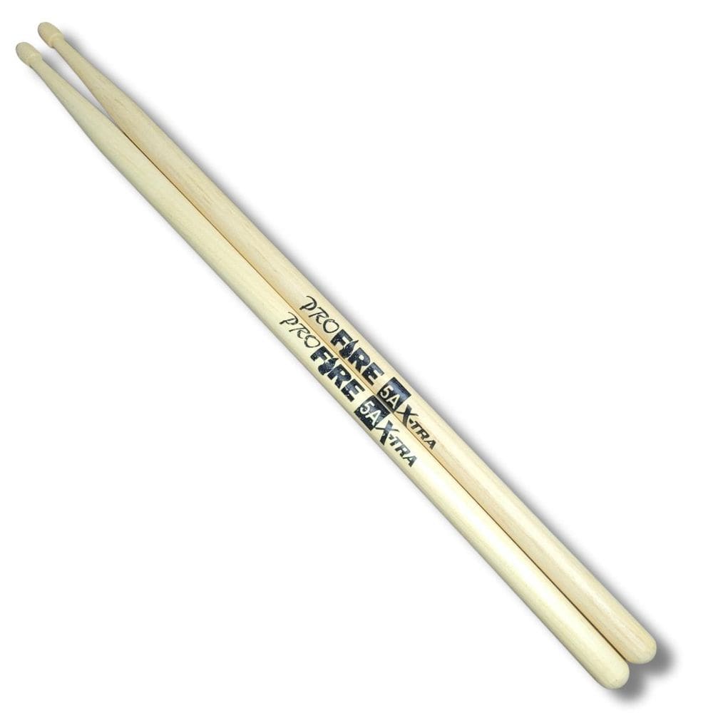 Baqueta 5A Pro Fire Xtra Longa Ponta Madeira Par By Spanking