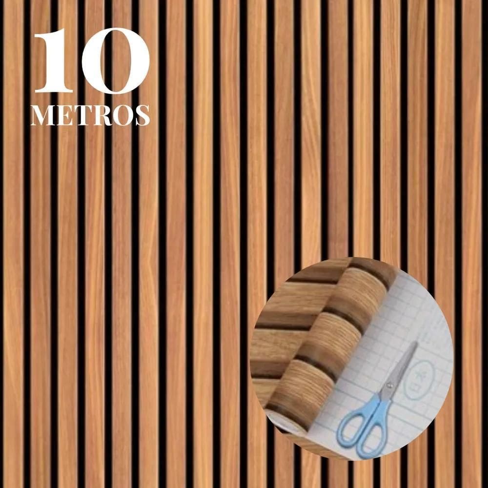 Papel De Parede Adesivo Geométrico 3D Lavável 10 Metros