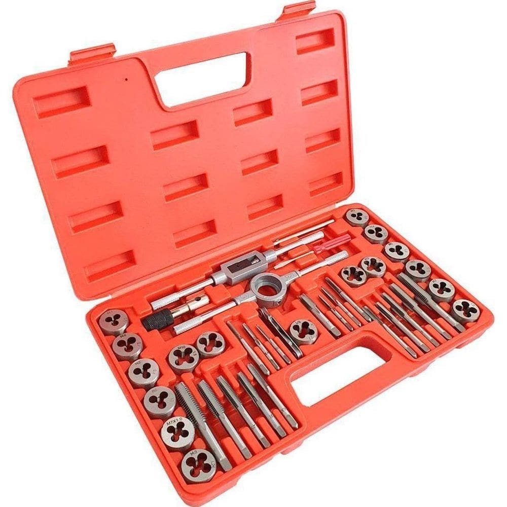 Kit Macho E Tarraxa Manual Cossinete Kit Maleta E 40 Peças