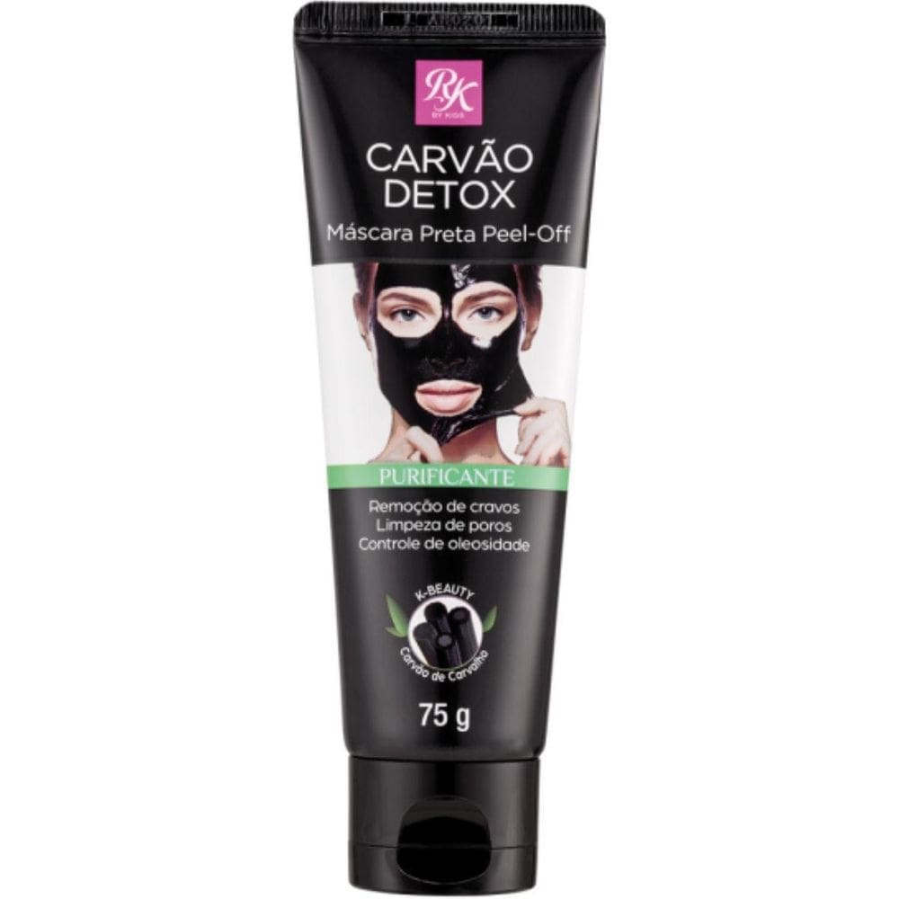 Carvão Detox Mascara Preta Peel Off Kiss New York