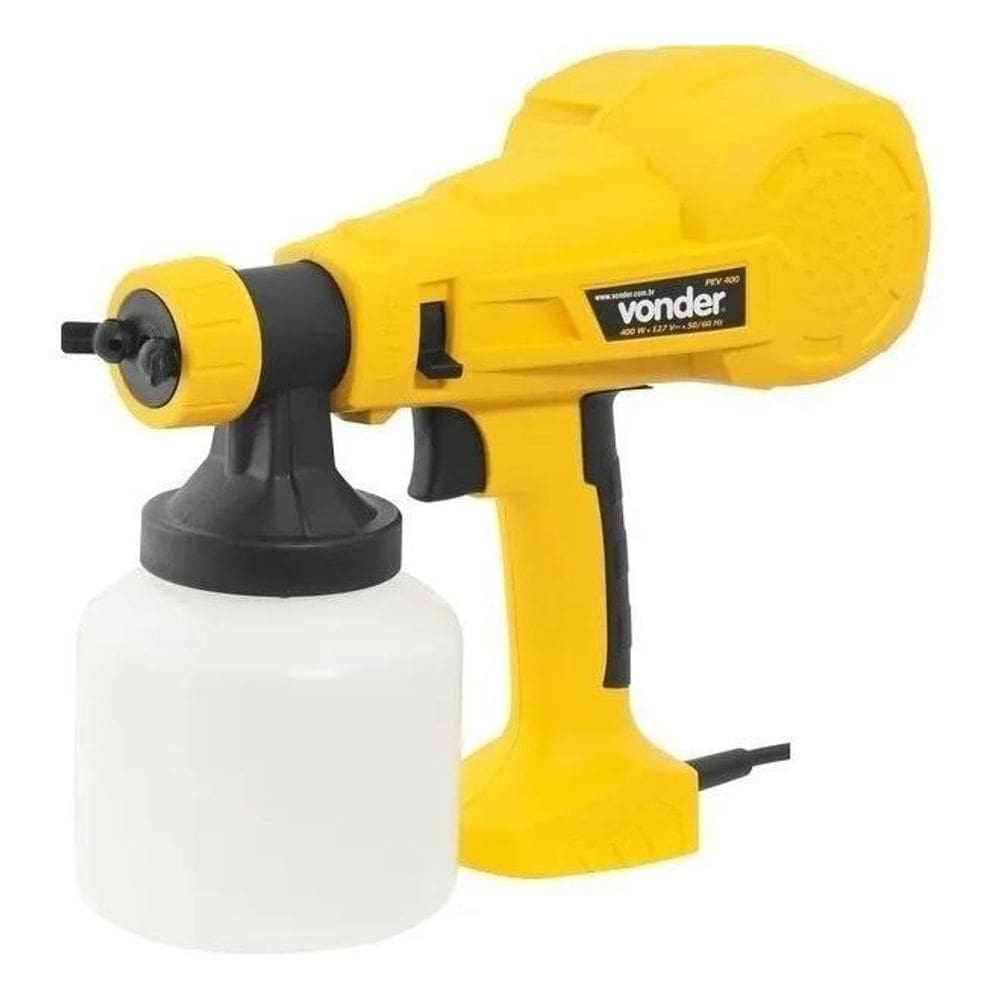 Pistola Elétrica Pintura Hvlp Pev400 Vonder