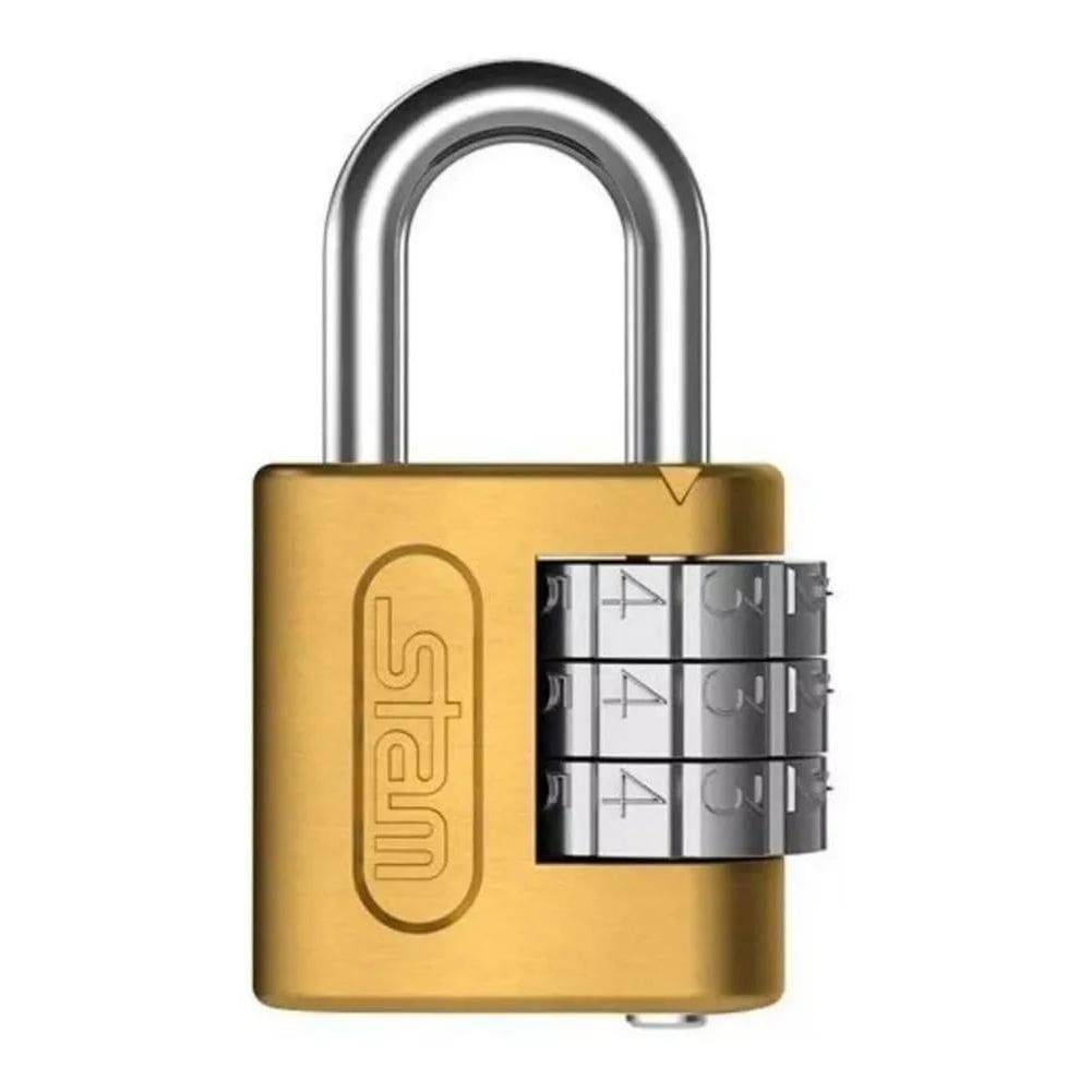 2X Stam Cadeado Segredo 25 Mm Mochila Bolsa Armário Zamac