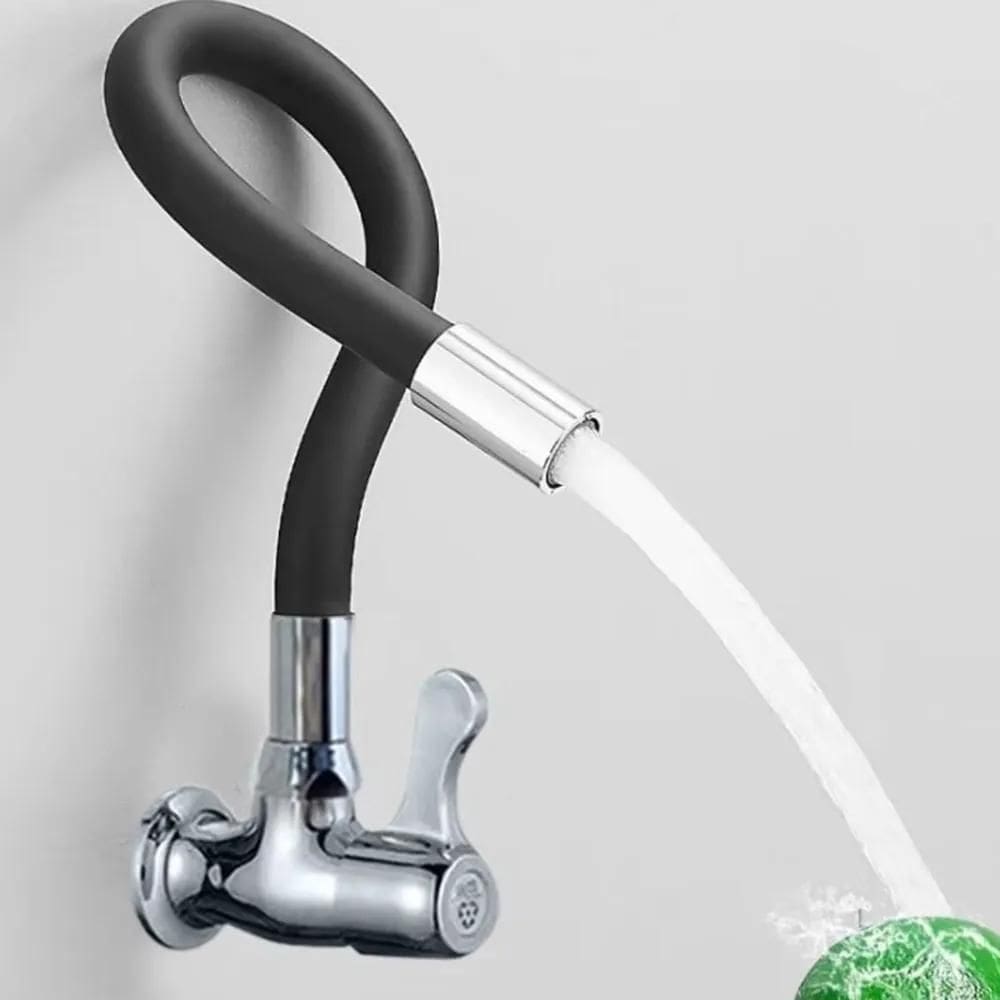 2X Torneira Gourmet Luxo Flexível Cozinha Parede Jato Arejad