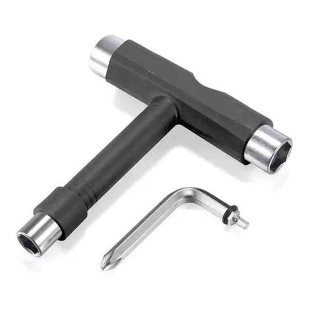 Chave T Skate Para Amortecedor Truck Parafuso Base 5 Funções