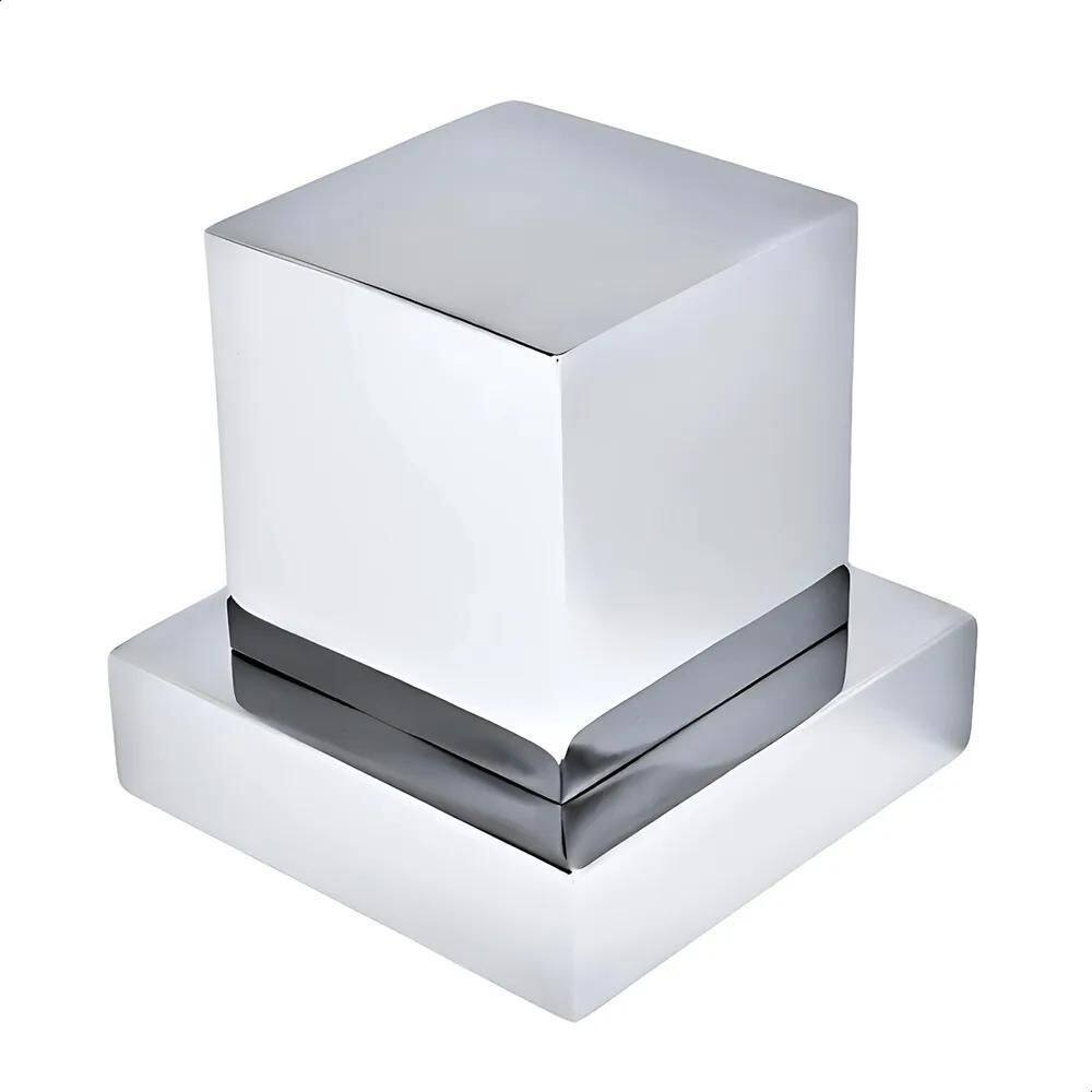 2X Soft Inox Acabamento Quadrado Registro Volante Metal Padr