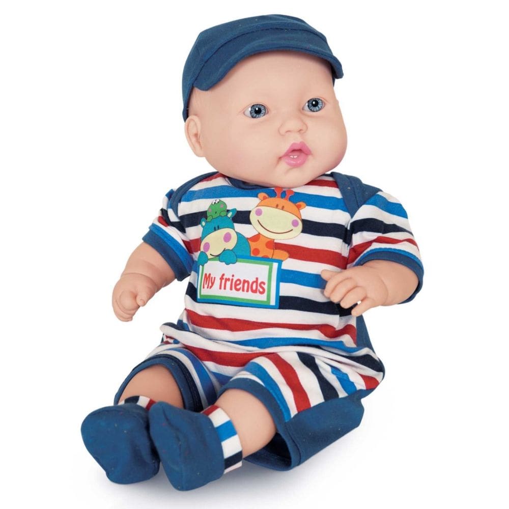 Boneco Miyo Cotiplas Bebê Reborn Criança Menino Azul 2246