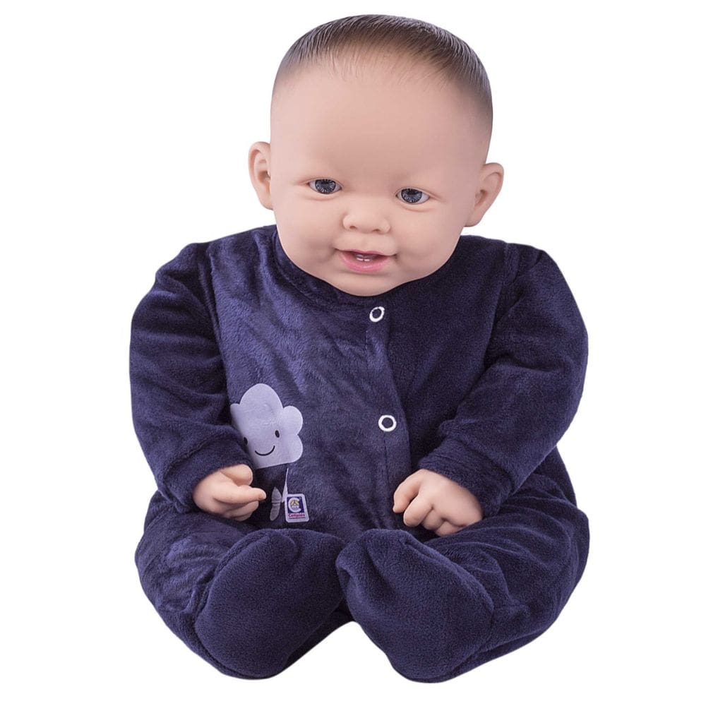 Boneco Reborn Ninos Com Boca Aberta Sons De Bebê Cotiplas