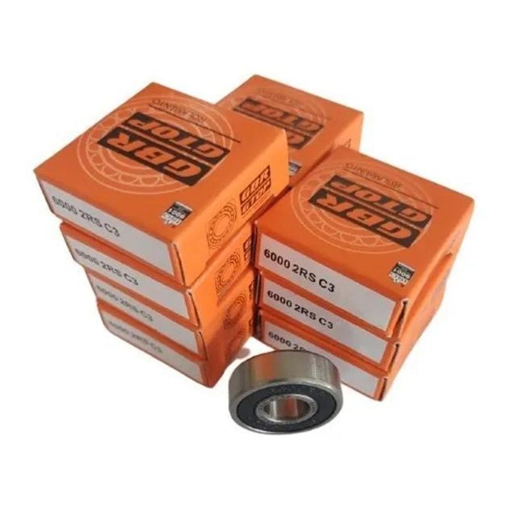 2X Rolamento 6000-2Rs 10X26X8 - Kit Com 10Pcs