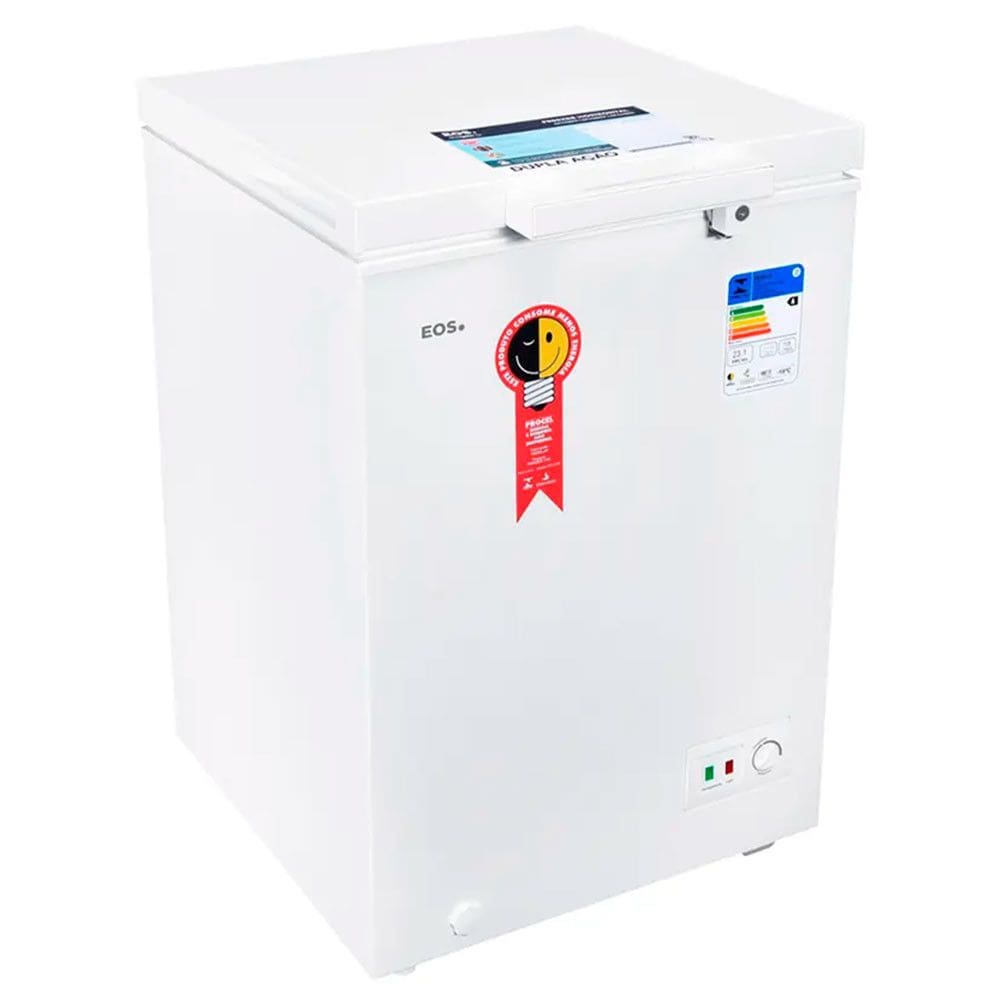 Freezer EOS Eco Gelo 110L 1 Porta Horizontal Degelo Manual