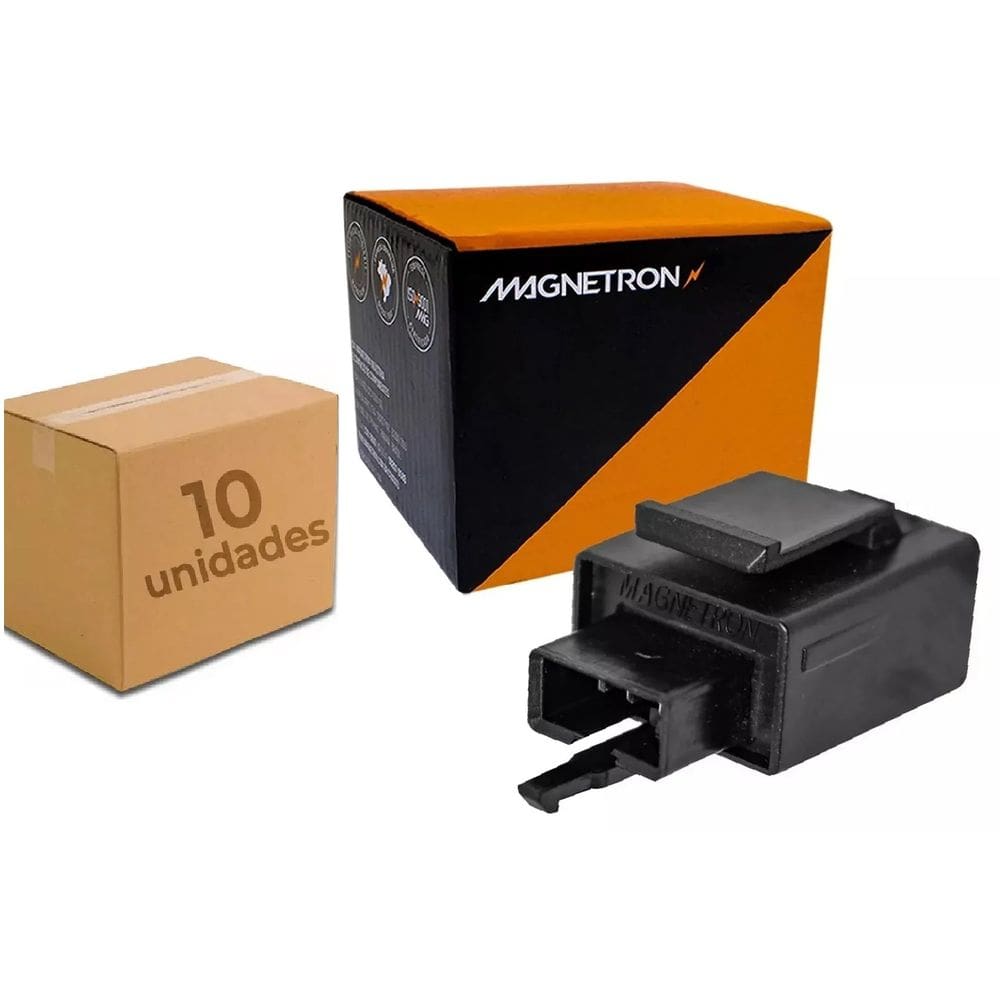 Rele Pisca Honda Cbx 250 Twister Cg Titan 150 2005 Fan 125 Nxr 150 Bros Eletronic Kit 10 Peças Magnetron