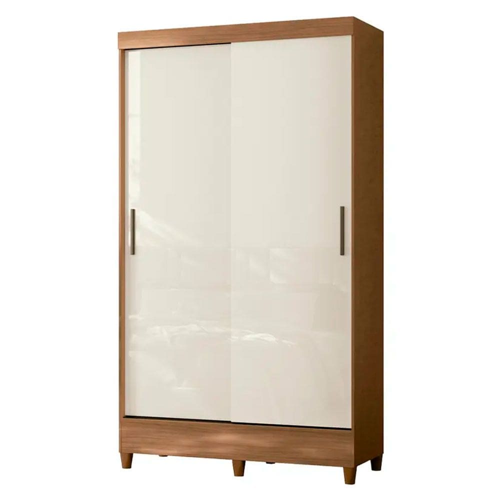 Guarda-Roupa Solteiro 2 Portas de Correr 2 Gavetas Fit Santos Andirá