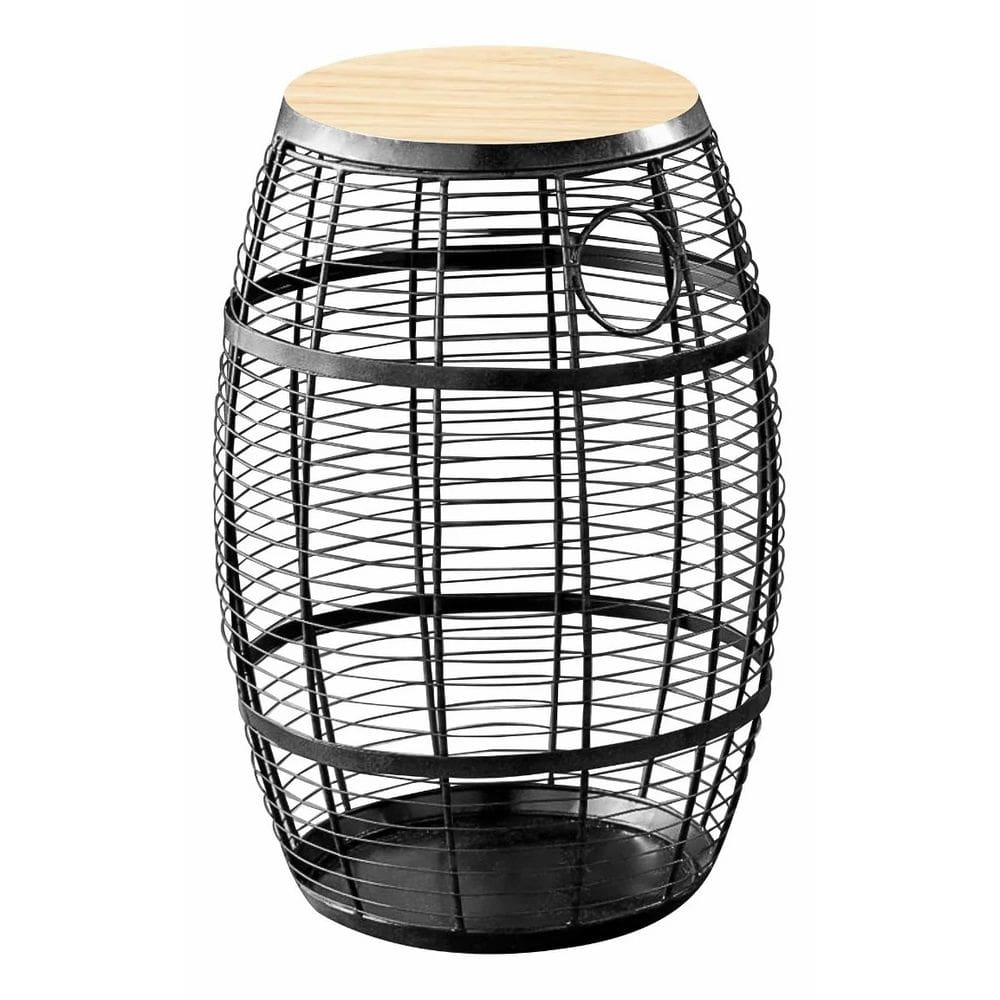 Porta Rolhas Cortiça Barril Enfeite Moderno Para Vinho Adega