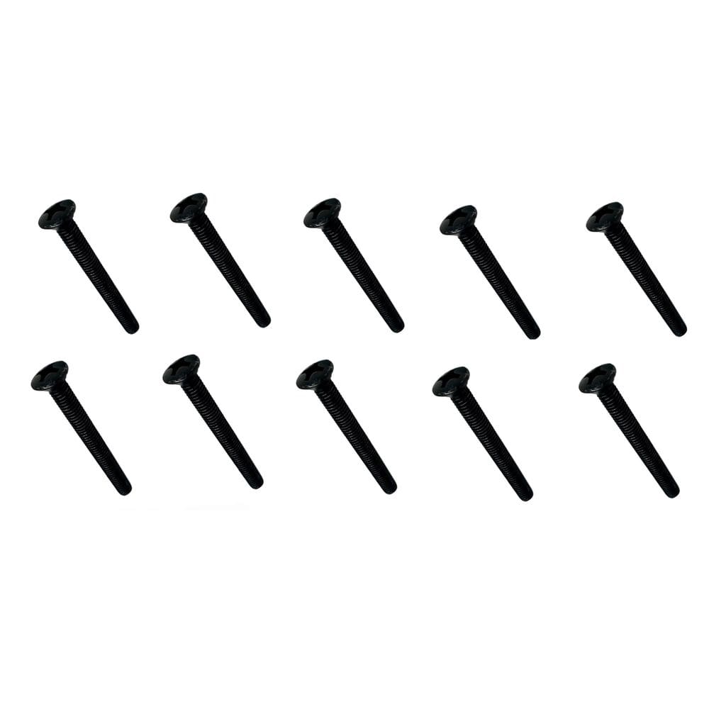 10x Parafusos 6 X 55 Ph Peso Guidao Biz 125 Cbx 200 250 Cb 500 Preto Danidrea 25102