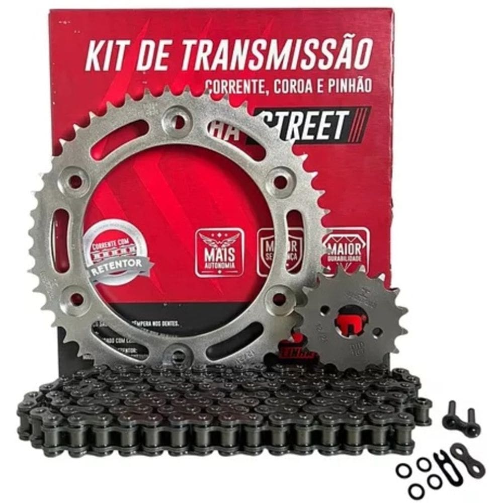 Kit Transmissao Relacao Tracao Honda Cb300f 2023 2024 Com Retentor Did 84885