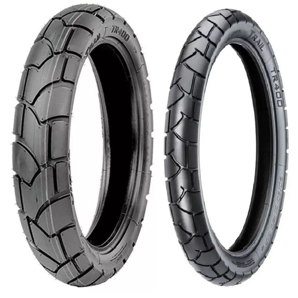 Par Pneu Moto Xtz 150 Bros Nxr 90/90-19 + 110/90-17 Tr400 Vipal