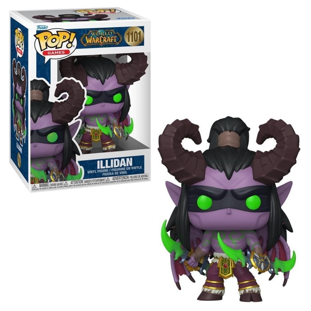 Boneco Funko Pop World Of Warcraft - Illidan Com Chase