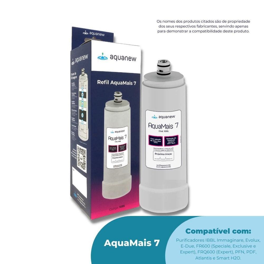 Refil Aquamais 7 - Compatível Com Refil Ibbl Cz+7