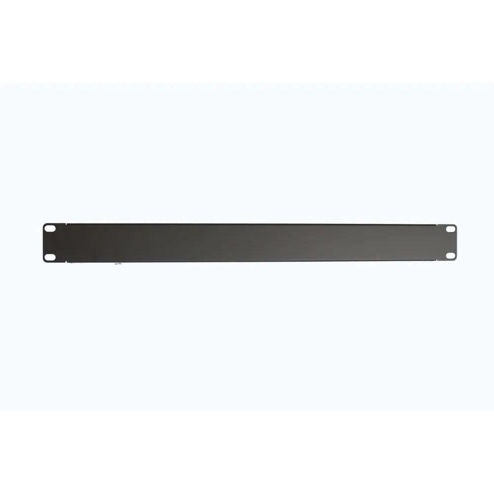 2X Painel Cego Régua 1U Sem Furos Lisa Rack 19