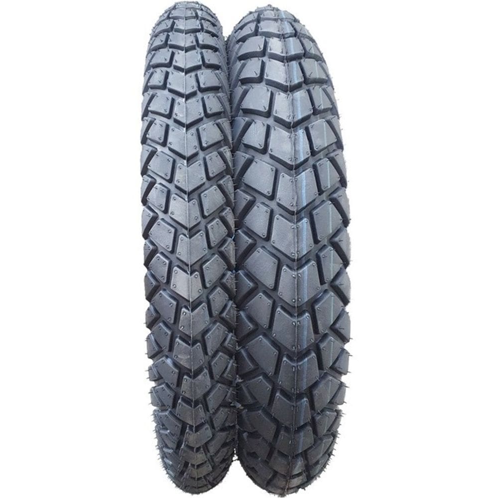 Par Pneu Moto Vipal 110/90-17 + 90/90-19 Tr300 | Bros150 bros 160 crosser150