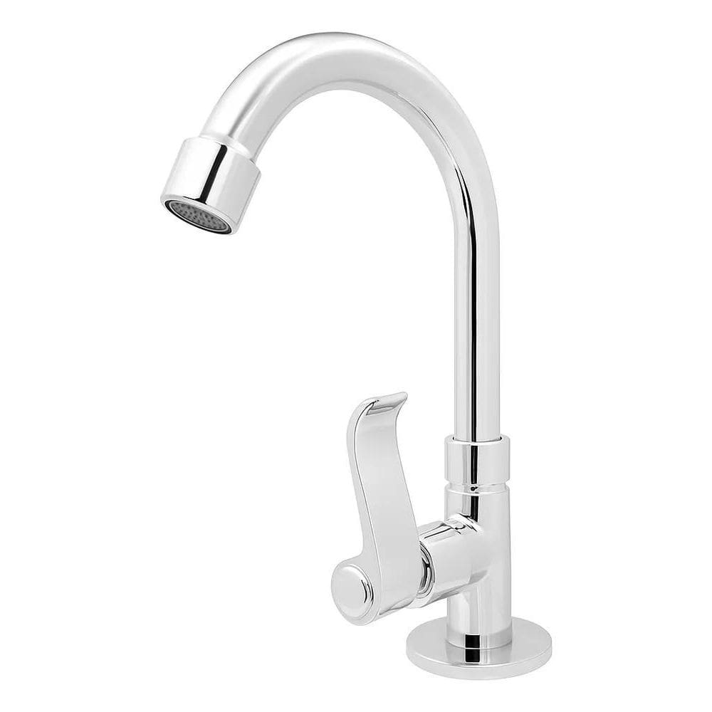 2X Torneira Banheiro 100% Metal Inox Bancada Mesa Br Shopp
